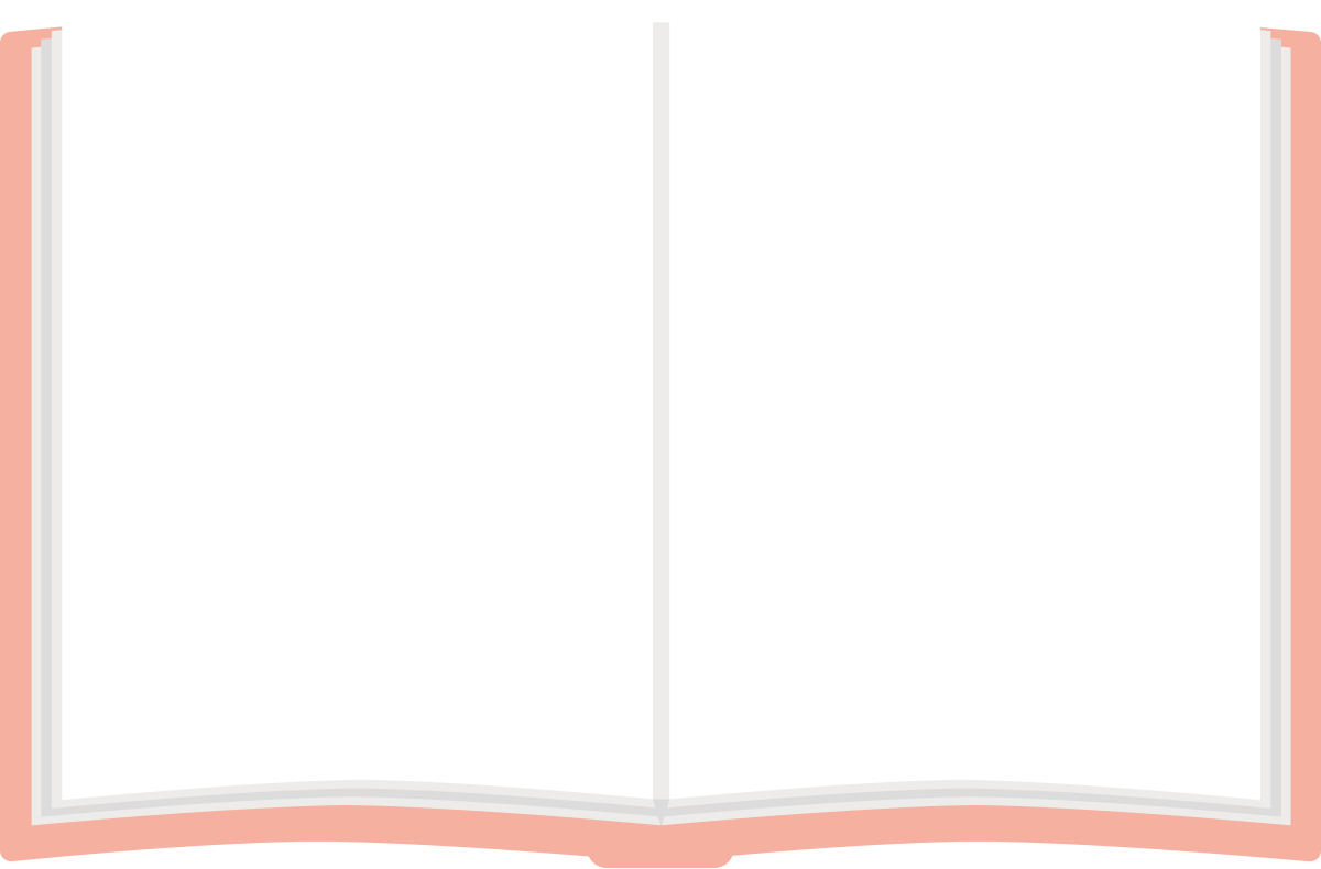 開いたノートのイラスト